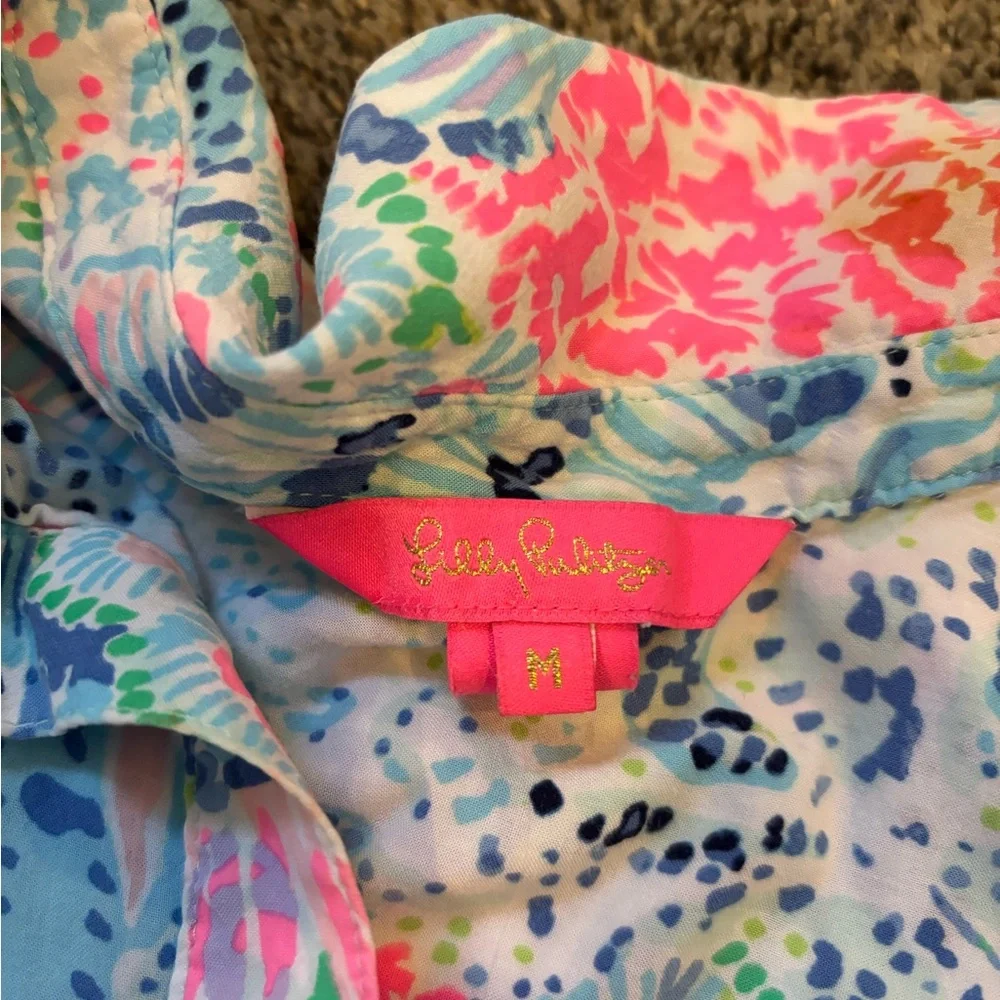 Lilly Pulitzer Shirtdress Coverup - Picture 3 of 4